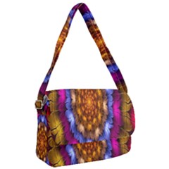 Fractal Flower Courier Bag by Sparkle