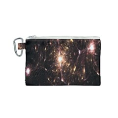 Glowing Sparks Canvas Cosmetic Bag (small) by Sparkle