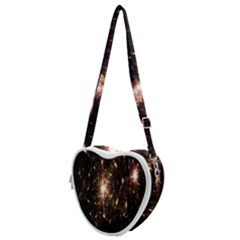 Glowing Sparks Heart Shoulder Bag