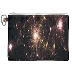 Glowing Sparks Canvas Cosmetic Bag (xxl) by Sparkle