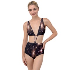 Glowing Sparks Tied Up Two Piece Swimsuit by Sparkle