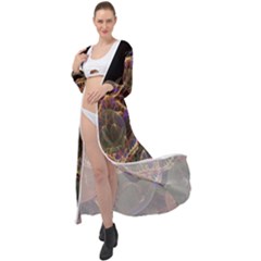 Fractal Geometry Maxi Chiffon Beach Wrap by Sparkle