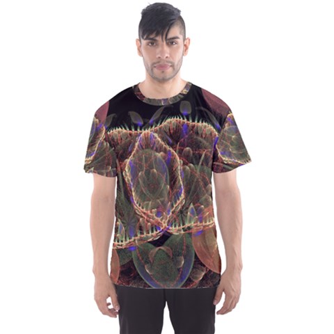 Fractal Geometry Men s Sport Mesh Tee by Sparkle