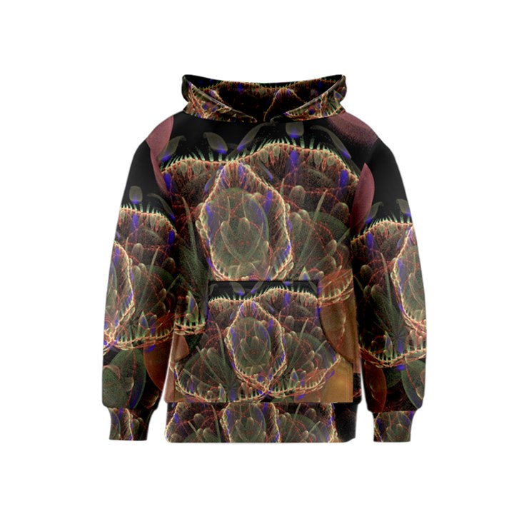 Fractal Geometry Kids  Pullover Hoodie