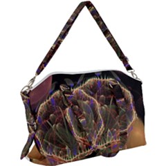 Fractal Geometry Canvas Crossbody Bag by Sparkle