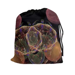 Fractal Geometry Drawstring Pouch (2xl) by Sparkle