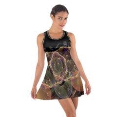 Fractal Geometry Cotton Racerback Dress by Sparkle