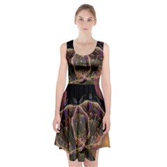 Fractal Geometry Racerback Midi Dress by Sparkle