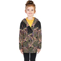 Fractal Geometry Kids  Double Breasted Button Coat by Sparkle