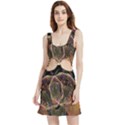 Fractal Geometry Velvet Cutout Dress View1