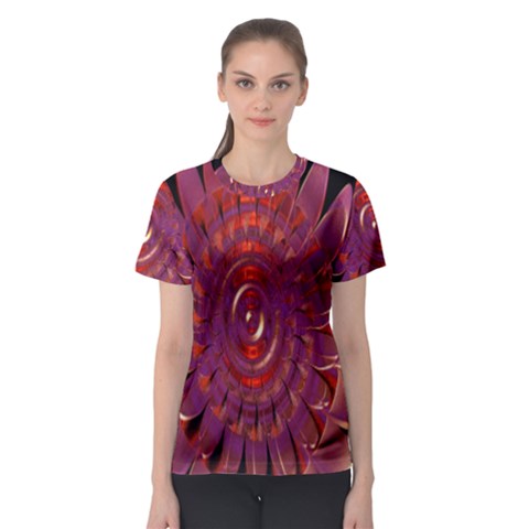 Chakra Flower Women s Sport Mesh Tee by Sparkle