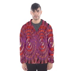 Chakra Flower Men s Hooded Windbreaker by Sparkle