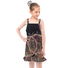 Fractal Geometry Kids  Overall Dress by Sparkle