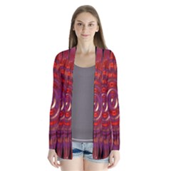 Chakra Flower Drape Collar Cardigan by Sparkle