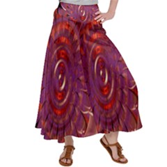 Chakra Flower Satin Palazzo Pants by Sparkle