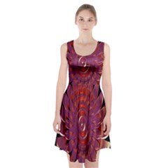 Chakra Flower Racerback Midi Dress