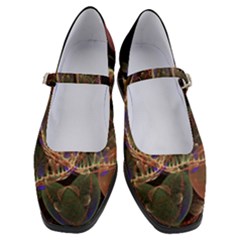 Fractal Geometry Women s Mary Jane Shoes