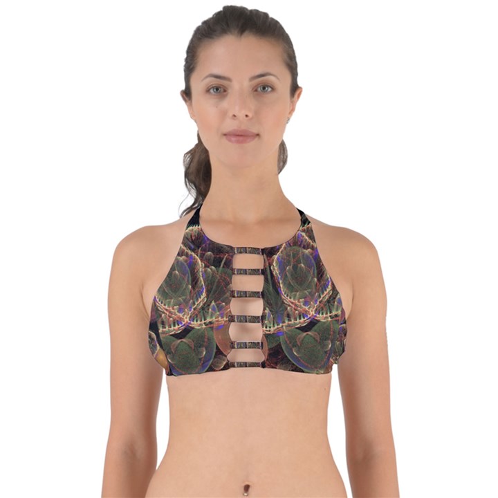 Fractal Geometry Perfectly Cut Out Bikini Top