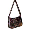 Fractal Geometry Zip Up Shoulder Bag View1