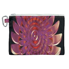 Chakra Flower Canvas Cosmetic Bag (xl) by Sparkle