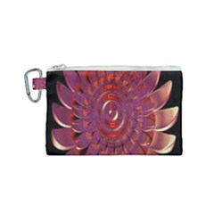 Chakra Flower Canvas Cosmetic Bag (small) by Sparkle