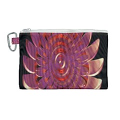 Chakra Flower Canvas Cosmetic Bag (large) by Sparkle