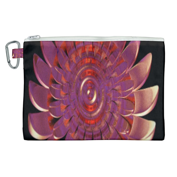 Chakra Flower Canvas Cosmetic Bag (XL)