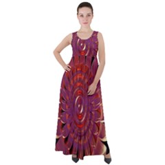 Chakra Flower Empire Waist Velour Maxi Dress by Sparkle