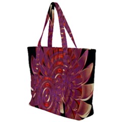 Chakra Flower Zip Up Canvas Bag by Sparkle