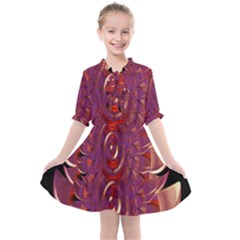 Chakra Flower Kids  All Frills Chiffon Dress by Sparkle