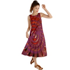 Chakra Flower Summer Maxi Dress by Sparkle