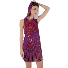 Chakra Flower Racer Back Hoodie Dress by Sparkle