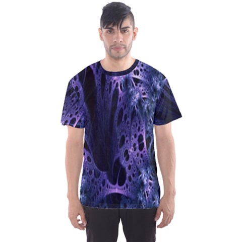 Fractal Web Men s Sport Mesh Tee by Sparkle