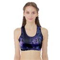 Fractal Web Sports Bra with Border View1