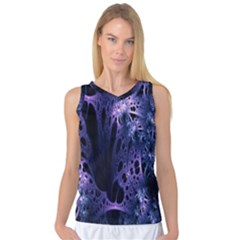 Fractal Web Women s Basketball Tank Top by Sparkle