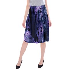 Fractal Web Midi Beach Skirt by Sparkle