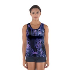 Fractal Web Sport Tank Top  by Sparkle