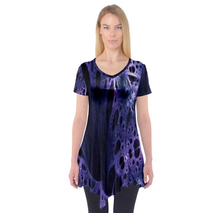 Fractal Web Short Sleeve Tunic 