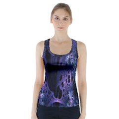 Fractal Web Racer Back Sports Top by Sparkle