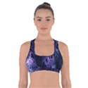 Fractal Web Cross Back Sports Bra View1