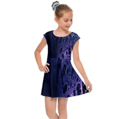 Fractal Web Kids  Cap Sleeve Dress by Sparkle