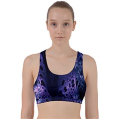 Fractal Web Back Weave Sports Bra by Sparkle