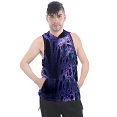 Fractal Web Men s Sleeveless Hoodie by Sparkle