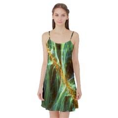 Abstract Illusion Satin Night Slip by Sparkle