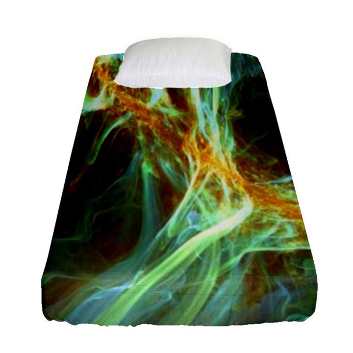 Abstract Illusion Fitted Sheet (Single Size)