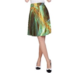 Abstract Illusion A-line Skirt by Sparkle