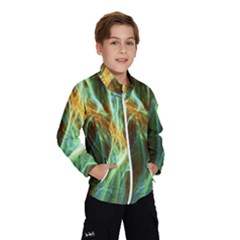 Abstract Illusion Kids  Windbreaker by Sparkle