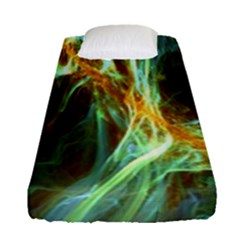 Abstract Illusion Fitted Sheet (single Size) by Sparkle