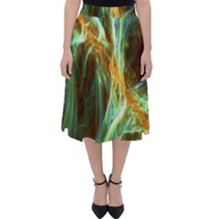 Abstract Illusion Classic Midi Skirt by Sparkle