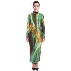 Abstract Illusion Turtleneck Maxi Dress by Sparkle